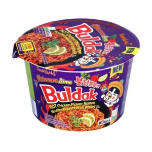 Samyang Buldak Habanero Lime Hot Chicken Ramen Big Bowl 16X105G