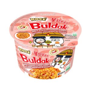 Samyang Buldak Rose Hot Chicken Ramen Big Bowl 16X105G