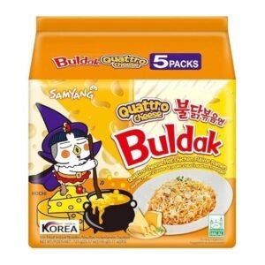 Samyang Buldak Quattro Cheese Hot Chicken Ramen 8X(5X145G)
