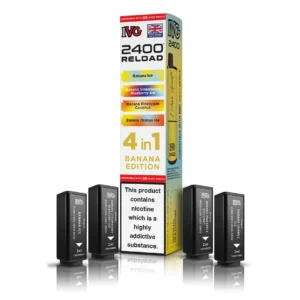 Banana Edition – IVG 2400 4 in 1 Pods (Pack of 5)