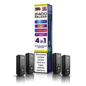 Blackcurrant Edition – IVG 2400 4 in 1 Pods (Pack of 5)