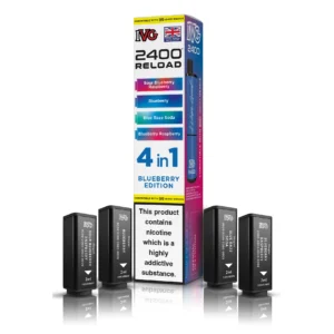 Blueberry Edition – IVG 2400 4 in 1 Pods (Pack of 5)