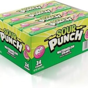 Sour Punch - Watermelon Straws