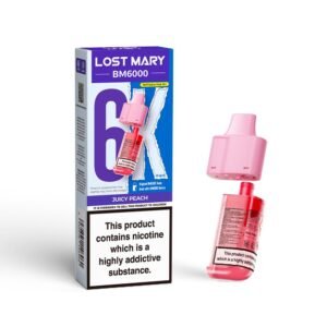 Juicy Peach Pods- Lost Mary 6K