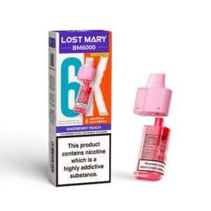Raspberry Peach Pods- Lost Mary 6K