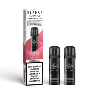 Strawberry Raspberry Cherry Ice Pods- Elf 600