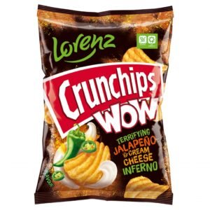 Lorenz Crunchips X-Cut Jalapeno & Cream Cheese 10 x 110g