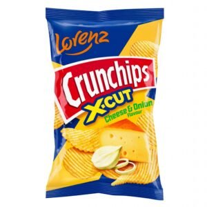 Lorenz Crunchips X-Cut Cheese & Onion 10 x 130g