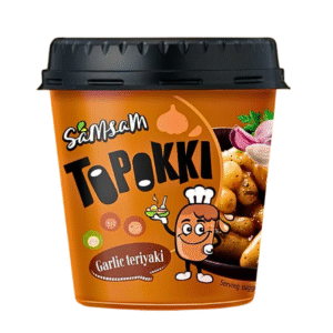 Samsam Topokki Cups Korea Garlic Teriyaki Flavour (6 x 120g)