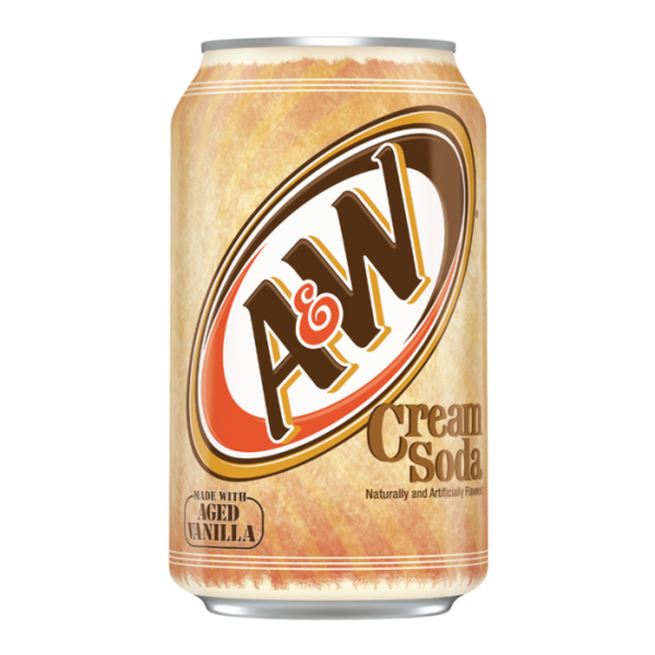 A&W Cream Soda 12oz (355ml) - Pack of 12