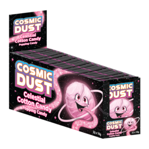 Cosmic Dust Celestial Cotton Candy Popping Candy 0.35oz (10g) - Pack of 32