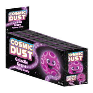 Cosmic Dust Galactic Grape Popping Candy 0.35oz (10g) - Pack of 32