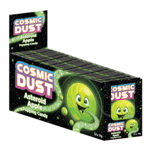 Cosmic Dust Asteroid Apple Popping Candy 0.35oz (10g) - Pack of 32