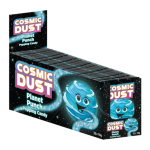 Cosmic Dust Planet Punch Popping Candy 0.35oz (10g) - Pack of 32