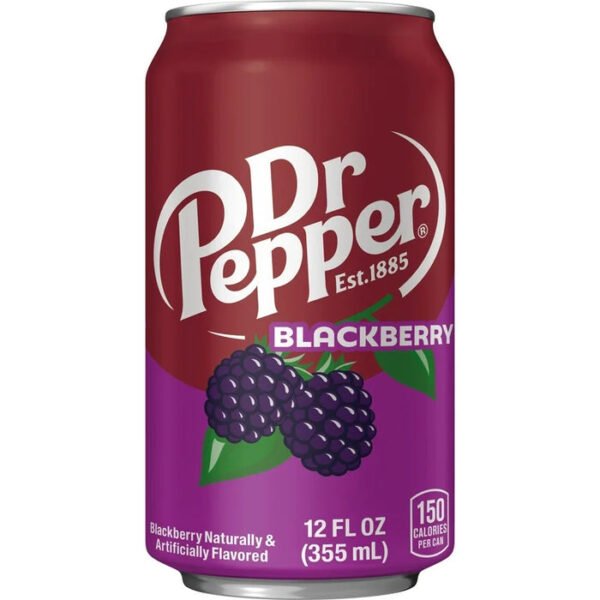 Dr. Pepper Blackberry 12oz (355ml) - Pack of 12