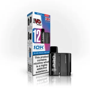 Blue Razz Retro – IVG Pro 10K Pods (Pack of 5)