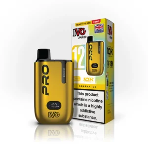 Banana Ice - IVG Pro 10K Vapes (Pack of 5)