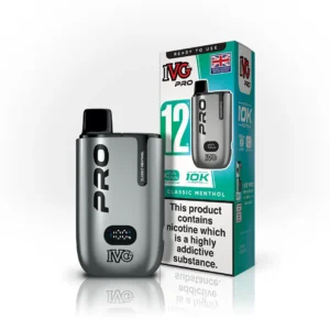 Classic Menthol - IVG Pro 10K Vapes (Pack of 5)