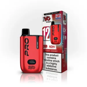 Fizzy Cherry - IVG Pro 10K Vapes (Pack of 5)