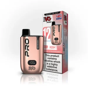 Fizzy Strawberry - IVG Pro 10K Vapes (Pack of 5)
