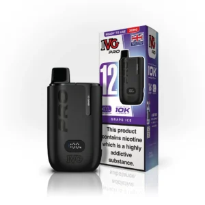 Grape Ice - IVG Pro 10K Vapes (Pack of 5)