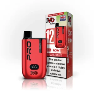 Sour Cherry Watermelon - IVG Pro 10K Vapes (Pack of 5)