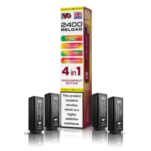 Passionfruit Edition – IVG 2400 4 in 1 Pods (Pack of 5)