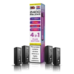 Plum Edition – IVG 2400 4 in 1 Pods (Pack of 5)