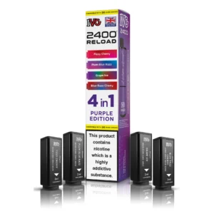 Purple Edition – IVG 2400 4 in 1 Pods (Pack of 5)