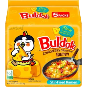 Samyang Buldak Cheese Hot Chicken Ramen 8X(5X140G)