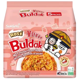 Samyang Buldak Rose Hot Chicken Ramen 8X(5X140G)