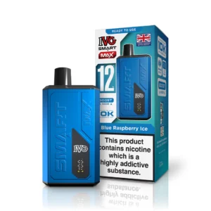 Blue Raspberry Ice - IVG Smart Max 10K Vapes (Pack of 5)