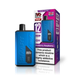 Blueberry Raspberry - IVG Smart Max 10K Vapes (Pack of 5)