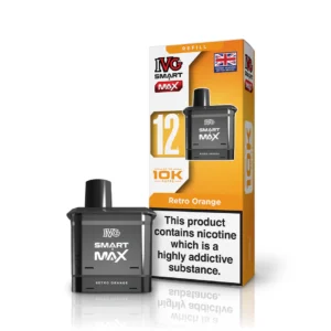 Retro Orange - IVG Smart Max 10K Pods (Pack of 5)
