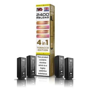 Tobacco Edition – IVG 2400 4 in 1 Pods (Pack of 5)