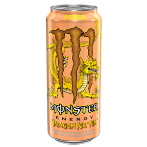 Monster Dragon Iced Tea Limited Edition Peach Flavour Brazilian - (24x473ml)