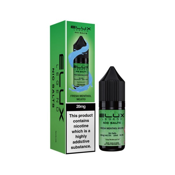 Fresh Menthol Mojito Nic Salt E-Liquid by Elux Legend - 10mg