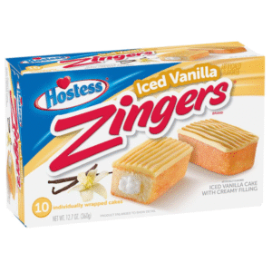 Hostess Zinger Iced Vanilla Cake Flavour USA (10Pcs - 360g)