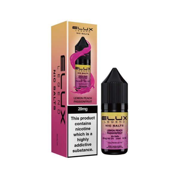 Lemon Peach Passionfruit Nic Salt E-Liquid by Elux Legend - 10mg