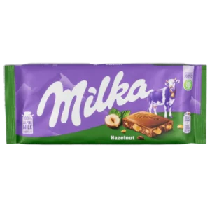 Milka Hazelnuts Chocolate Bar 24X90G