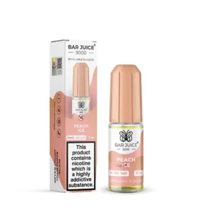 Peach Ice Nic Salt E-Liquid by Bar Juice 5000 - 10mg