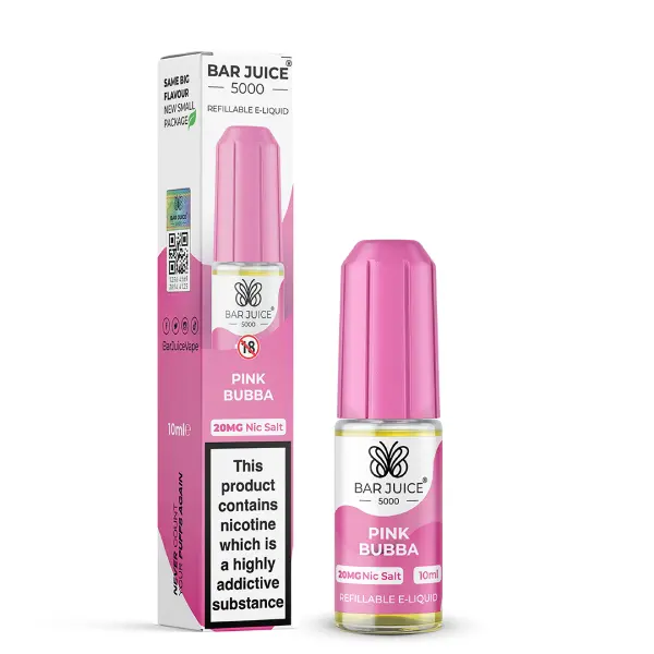 Pink Bubba Nic Salt E-Liquid by Bar Juice 5000 - 10mg