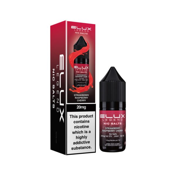 Strawberry Raspberry Cherry Nic Salt E-Liquid by Elux Legend - 10mg