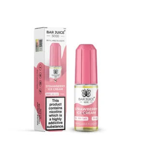 Strawberry Ice Cream Nic Salt E-Liquid by Bar Juice 5000 - 10mg