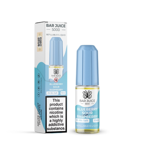 Blueberry Sour Raspberry Nic Salt E-Liquid by Bar Juice 5000 - 20mg
