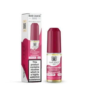 Strawberry Cherry Raspberry Nic Salt E-Liquid by Bar Juice 5000 - 10mg