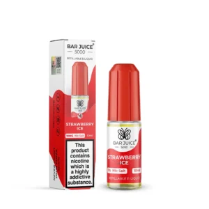 Strawberry Ice Nic Salt E-Liquid by Bar Juice 5000 - 10mg