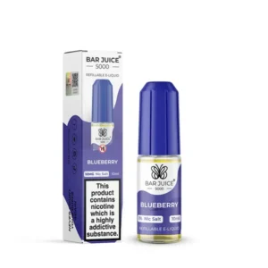 Blueberry Nic Salt E-Liquid by Bar Juice 5000 - 10mg
