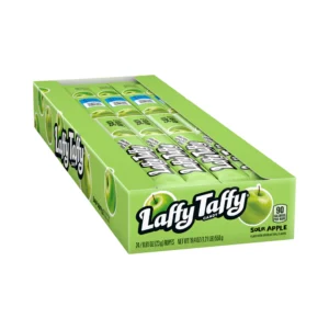 Laffy Taffy Sour Apple Rope Candy - 0.81oz (22.9g) Pack of 24
