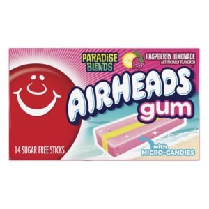Airheads Raspeberry Lemonade Chewing Gum 12X34G